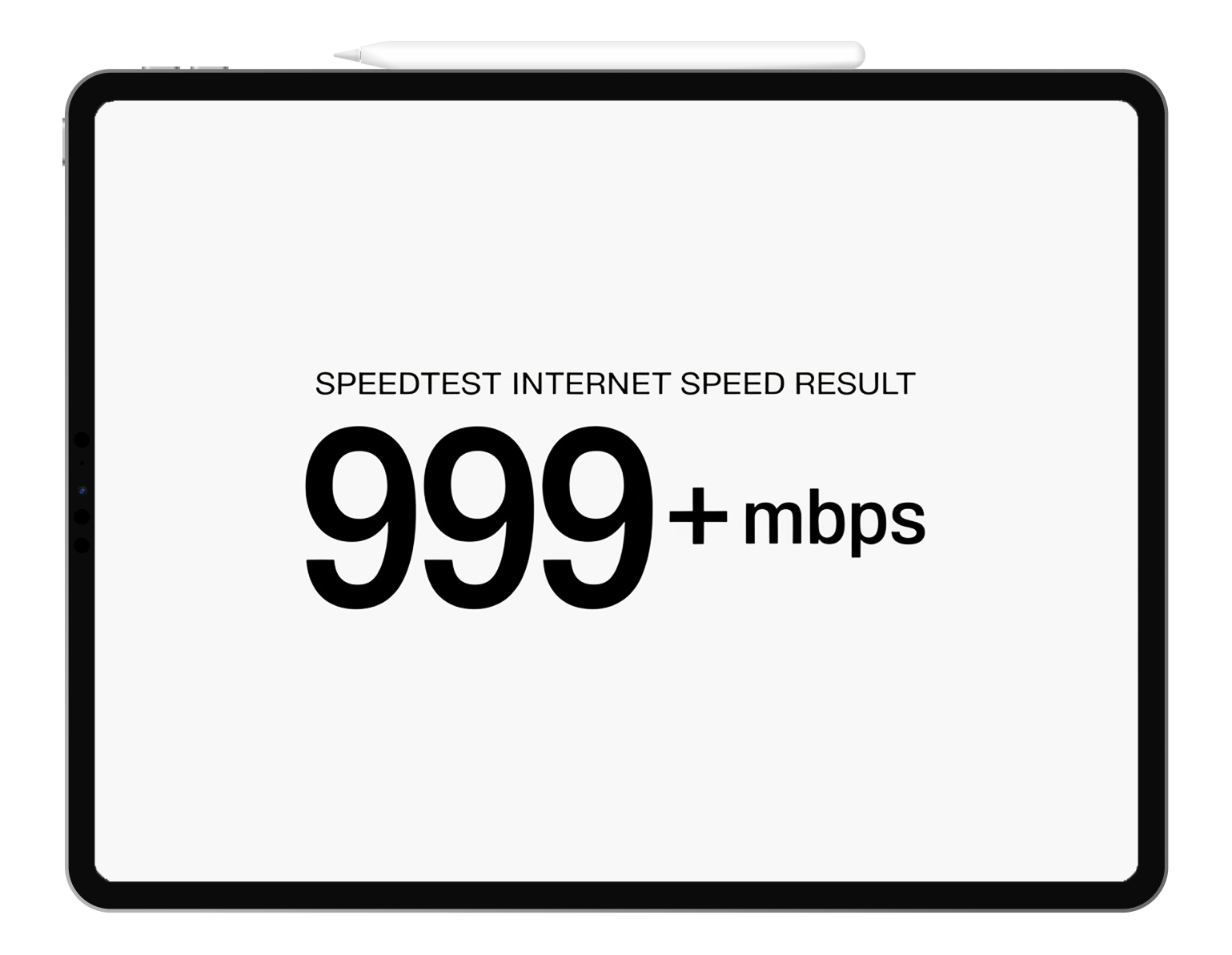Viteza interetului pe o tableta - 999+ mbps